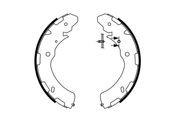 ARKA PABUCLU FREN BALATASI L200 06> 13 D MAX 13> (295mm*51mm) - BOSCH - OEM 8979478020