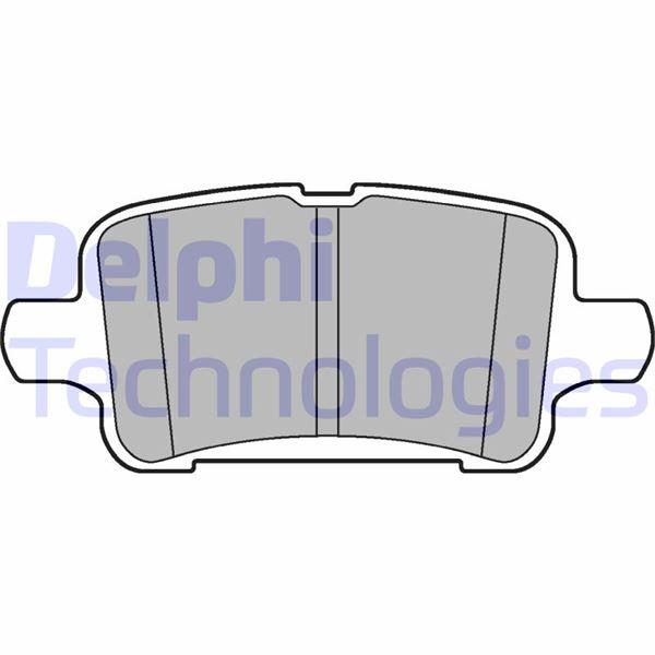 ARKA FREN BALATASI OPEL ASTRA K 15- - DELPHI - OEM 95526568