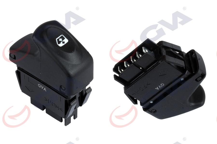 CAM AÇMA ANAHTARI SOL MEGANE I-CLIO II (98-05) (5 FİŞ-TEKLİ) - GVA - OEM 7700838100