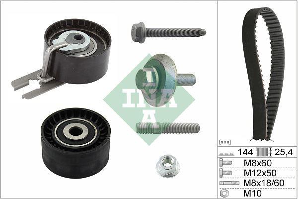 EKSANTRİK GERGİ KİTİ (144 DİŞ EURO4) P206-P307-C1-C2-C3-NEMO-BIPPER-FIESTA 02> 1.4 HDI-TDCI - INA - OEM 2S6Q8A615AB