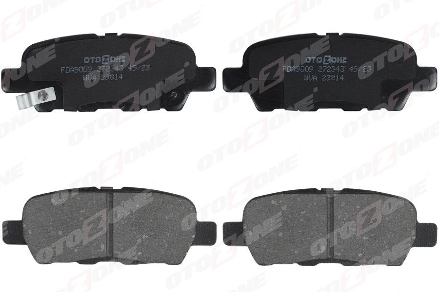 ARKA FREN BALATA NISSAN QASHQAI 1,5L 1,6L 2,0L K9K M9R HR16DE MR20DE J10 06-13 / X-TRAIL 2,0L QR20DE T30 01-07 2,5L QR25DE T30 01-> 2,2L YD22DDTi T30 01-> / MURANO 3,5L Z51 4x4 DCi 08-> / INFINITI FX 3.5L VQ35DE FX35 03-08 / RENAULT KOLEOS 08> - (Aşınma ikaz soketli) - OTOZONE - OEM 44060EG085