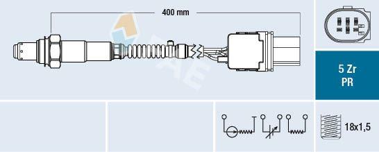 OKSIJEN SENSORU (KAT. ONCESI) RENAULT MASTER III 10> TRAFIC III 16> FLUENCE 13> NİSSAN QASHQAI I 11> 1.6dCi 2.3 dCi - FAE - OEM 226A49071R
