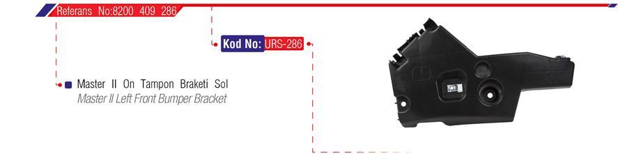 ON TAMPON BAGLANTI BRAKETI SOL MASTER II - URS - OEM 8200409286