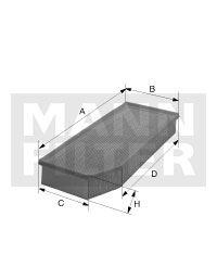 HAVA FILTRESI BMW B48 B58 F20 F30 F21 F22 F23 F32 F33 F34 F36 - MANN - OEM 13718605164