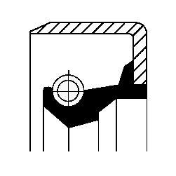 SANZUMAN KECESI PALIO SIENA 1.4 05- 350 A1.000 (20X30X7) - CORTECO - OEM 40004800