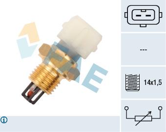 HAVA SICAKLIK ISI MÜŞÜRÜ CHEVROLET AVEO-KALOS-LACETTI-REZZO-SPARK-MATIZ-NUBIRA 0.8-1.0-1.2-1.4-1.6 RENAULT R21-R19 -CLIO-MEGANE 1.6 8V - FAE - OEM 96253552