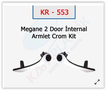 ÖN KAPI İÇ ÇEKME KOLU MGN II KROM 06=> - KAYA - OEM 7701476922