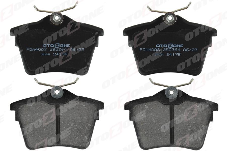 ARKA FREN BALATASI PEUGEOT P407 1.6 HDI 1.8-2.0 04> 607 00> CITROEN C5 08> - OTOZONE - OEM 4254.91