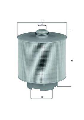 HAVA FİLTRESİ A6 2.7 TDI-3.0 TDI 6V (04-11) - MAHLE - OEM 059133843B