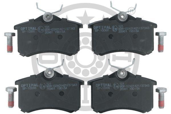 FREN BALATASI ARKA (87 MM) VOLKSWAGEN PASSAT PEUGEOT P307 RENAULT MEGANE II PEUGEOT PARTNER TEPE CITROEN BERLINGO (PARTNER TEPE TIPI RESME BAKINIZ) - OPTIMAL - OEM 1027640