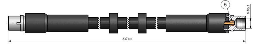 FREN HORTUMU ON A6 - CAVO - OEM 4F0611707-