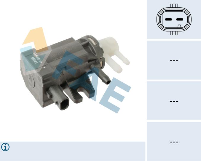 TURBOSARJ BASINC VENTILI MERCEDES OM651 W204 W212 W221 C218 X204 W447 B906 - FAE - OEM A0091533128