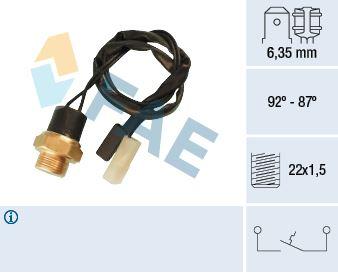 FAN MÜŞÜRÜ KABLOLU M131 DKŞ 87C-92C - FAE - OEM 7591326