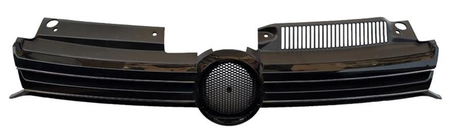 ÖN PANJUR ÇİFT KROM ÇİZGİLİ PARLAK SİYAH GOLF6 2009-2013 - GKL - OEM 5K0853651AG