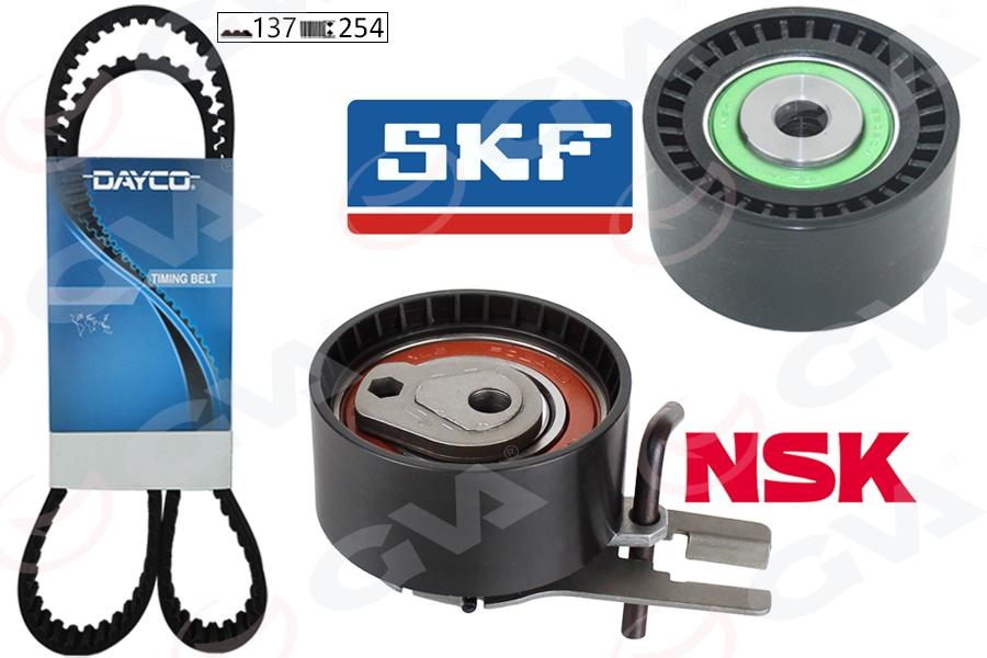 EKSANTRİK GERGİ KİTİ P206-P207-P307-P308-P407-P3008-EXPERT-PARTNER-BERLINGO-JUMPY-C2-C3-C4-C5- XSARA-FOCUS II-FIESTA V-VI VOLVO S40-C30-V50-FIAT SCUDO EURO4 1.6 HDI-TDCİ - GVA - OEM 0831.V4
