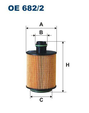 YAĞ FİLTRESİ (Euro5) DOBLO 10>ASTRA J 09>COR - FILTRON - OEM 860134