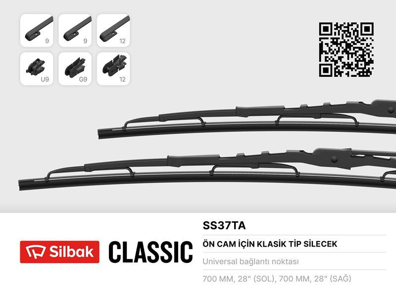 SİLECEK SÜPÜRGESİ 700MM ÜNİVERSAL CARGO YM 07> SCANIA 124-144-R420-94.310-MERCEDES ACTROS-RENAULT MA GNUM 98> PIMLI DİZAYN - SILBAK