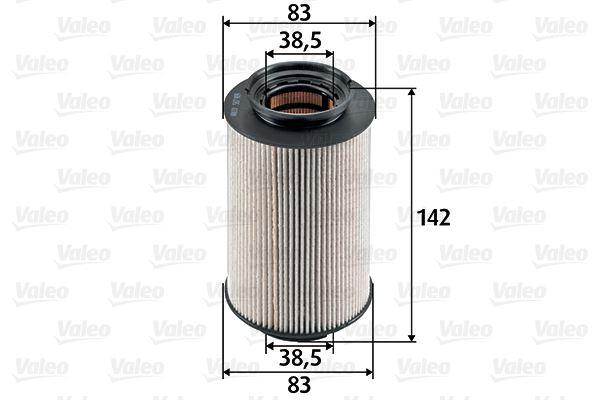 (0986TF0043) YAKIT FİLTRESİ CADDY 04>GOLF 03>JETTA (05-10)-OCTAVIA(04-10)-TOURAN(03-10) 2.0 1.9TDI - VALEO - OEM 1K0127177A