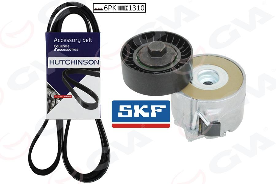 ALTERNATÖR GERGİ KİTİ KÜTÜKLÜ ASTRA H 1.3 CDTİ 05=> (KLİMALI) (K036PK1310) - GVA - OEM 1611424180