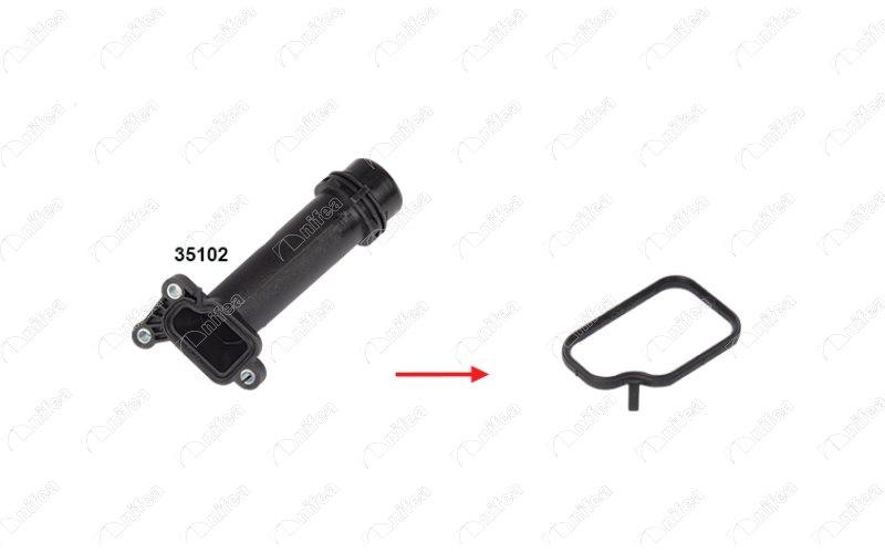 SOGUTMA SUYU FLANSI CONTASI BMW N47N F20 F21 F22 E90 E91 E92 E93 F30 F31 F34 F32 F33 F36 F07 F10 F11 F06 F12 F13 F01 F02 E84 F25 F26 E70 F15 E71 F16 - NIFEA - OEM 11127810712