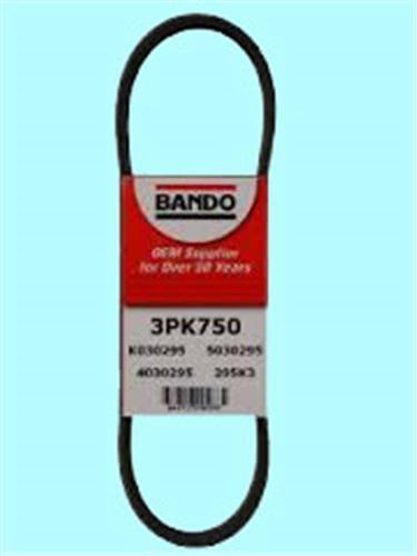 KANALLI KAYIŞ TOYOTA-ROVER-CLIO 1.2 — BANDO 3PK0750 - BANDO - OEM 8200041848