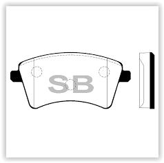 FREN BALATASI ON MERCEDES CITAN W415 12> . RENAULT KANGOO III 08> 1.5dCi 1.6 16V - SANGSIN - OEM A4154210610