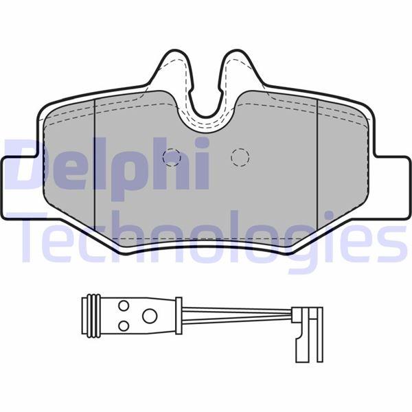 FREN BALATASI ARKA (101MM) VIANO VITO (639) 03- - DELPHI - OEM A6394200200