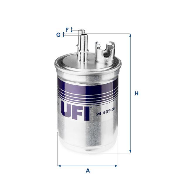 YAKIT FILTRESI FIESTA 1.8 DI (00-) . FOCUS 1.8 DI/ TDDI (98-04) 75 HP - UFI - OEM XS4Q9176AB