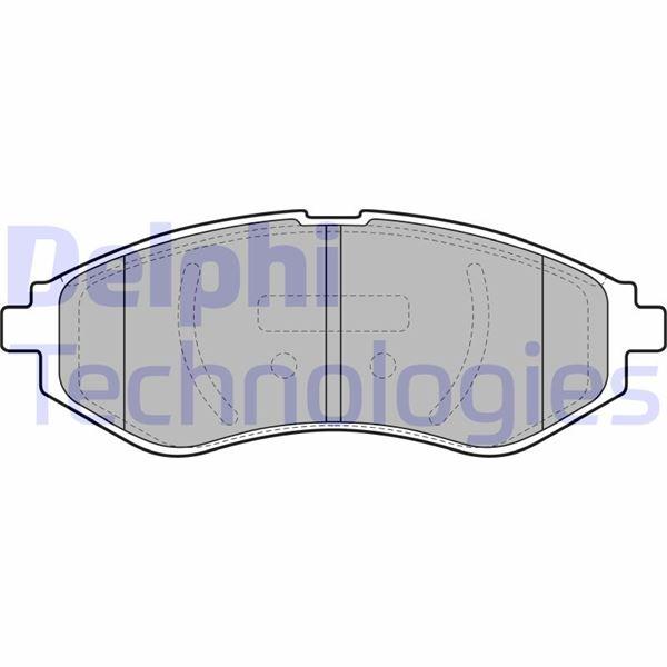 FREN BALATASI ON (133 MM) CHEVROLET AVEO KALOS 03-13 - DELPHI - OEM 96534653