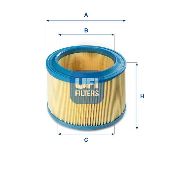 HAVA FİLTRESİ BERLINGO (96-)- P.306 (98-01)- PARTNER (96-)- XSARA (97-00) 1.8D - 1.9D - UFI - OEM 1444.F5