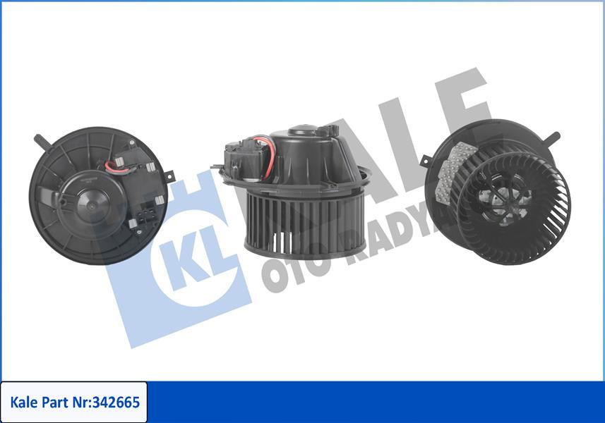 KALORİFER MOTORU 12V GOLF V (03-08)-JETTA III (05-10)-TOURAN (03-10)A3-LEON-TOLEDO-ALTEA (OTOM.-KLİM - KALE - OEM 1K1820015