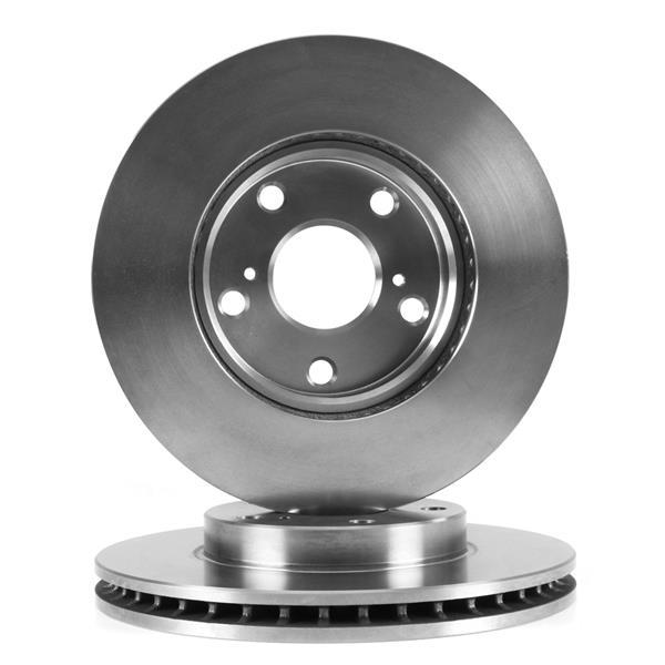 FREN DISKI ON HAVALI 276.5mm 5 BIJON TOYOTA COROLLA AURIS 1.4 1.6 1.8 VVT-I HSD 12- - AYD FREN DISK - OEM 4351202330