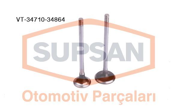 TAKIM SUBAP (16V) FIAT SCUDO PEUGEOT EXPERT 20 JTD 16V DW10BTED DW12TED4 F1AE3481D RHK RHR - SUPSAN - OEM 8653745