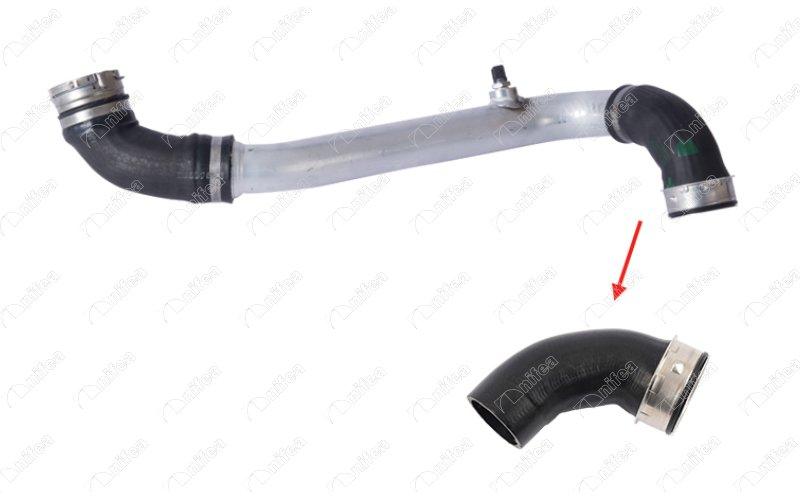 TURBOSARJ HORTUMU SOL BMW M57N X5 E53 KUCUK - NIFEA - OEM 11617799395