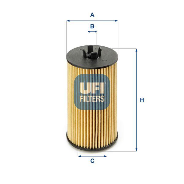 YAG FILTRESI ASTRA J 14> ASTRA K 15> INSIGNIA 15> MERIVA B 14> MOKKA 15> ZAFIRA TOURER C 14> 1.6CDTI - UFI - OEM 95526687