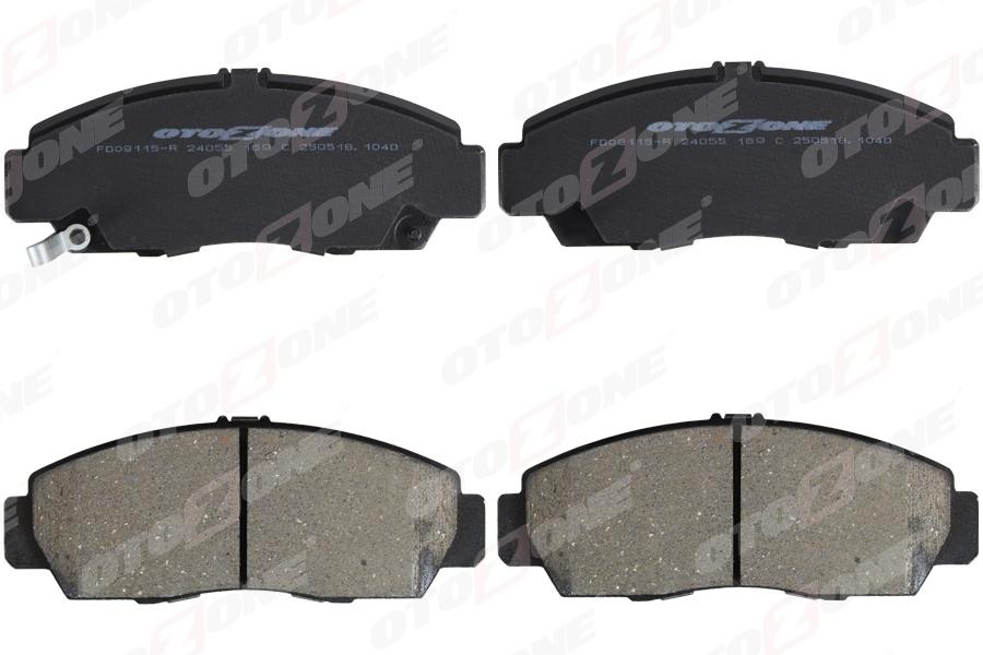 ÖN FREN BALATA HONDA CIVIC 1.6L R16A2 R16B2 VTEC sedan (FD6 FB7 kasa) 06-16 / 1.8L R18A2 (FD7 kasa) 06-12 - (Aşınma ikaz soketli) - OTOZONE - OEM 45022SNBE00