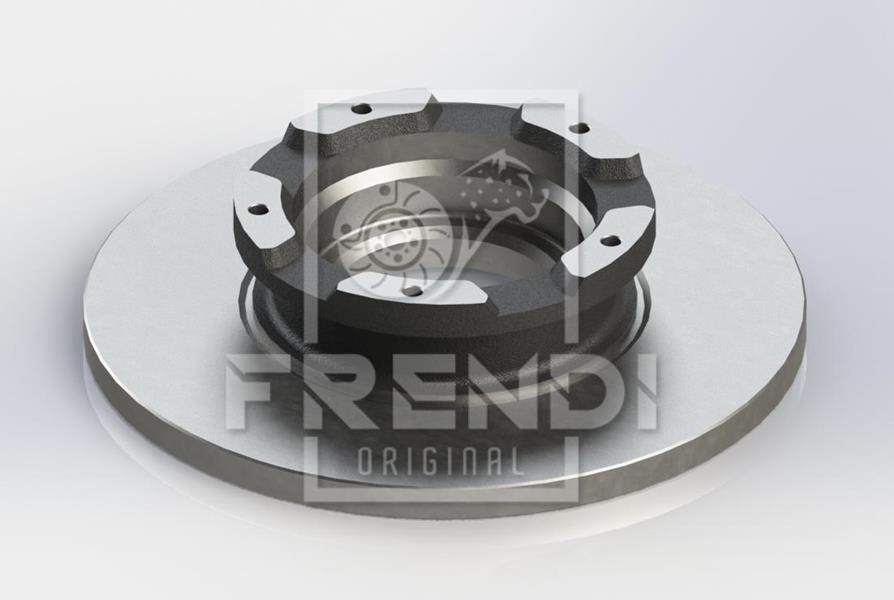 ARKA FREN DISK AYNASI TRANSIT CUSTOM V362 12> ( ABS LI) O.CEKER CAP (308×16) - FRENDI - OEM BK212A097EA