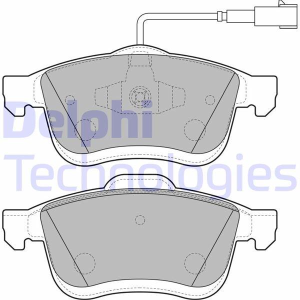 ÖN BALATA FIAT DOBLO III 10> OPEL COMBO 12> 1.3D MTJ 1.4 1.6D MTJ 2.0D MTJ (TEK FİŞLİ) - DELPHI - OEM 77364929