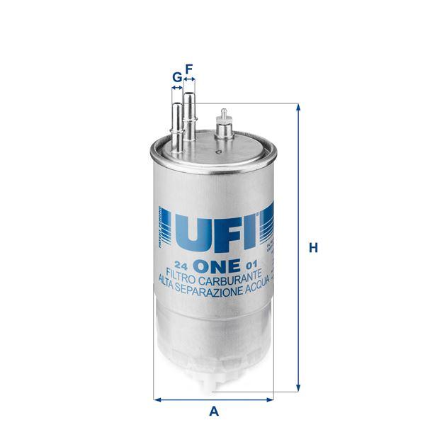 YAKIT FİLTRESİ COMBO 12> BIPPER-NEMO 1.3 HDI BOXER-JUMPER 3.0 FIORINO-DOBLO-LINEA 07=> 1.3-1.6 JTD-PUNTO III 1.3JTD-1.9JTD-STILO 1.9JTD - UFI - OEM 95514995