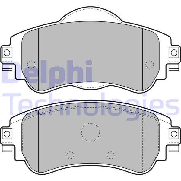 FREN BALATASI ON (129MM) C4 09- DS4 11- - DELPHI - OEM 4254A9