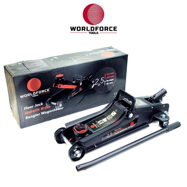 HİDROLİK KRİKO 2.5 TON DÜŞÜK PROFİL (GARAJ EKİPMANLARI) (HIRDAVAT) - WORLDFORCE