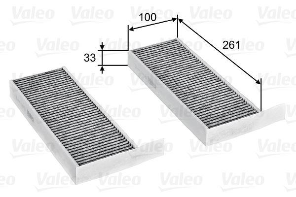 POLEN FİLTRESİ ASTRA L 21> P308 II-III 13> P508 18> (KARBONLU) - VALEO - OEM 9822326680
