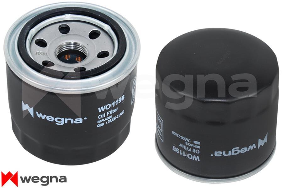 YAĞ FİLTRESİ ACCENT-ERA-ELANTRA-ECEL-GETZ- 1.5-1.6 - WEGNA - OEM 2630035500