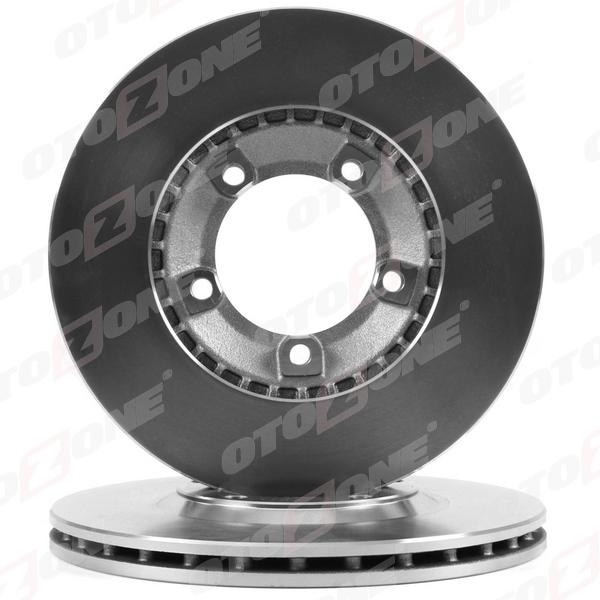 ÖN FREN DİSKİ (HAVA KANALLI) HYUNDAI H100 2,5L D4BA D4BF 4D55 4D56 PANELVAN 94-05 / 2.6L D4BB KAMYONET 96-03 (253 çap x 5 bijon) - Adet disk fiyatıdır - OTOZONE - OEM 5812944010
