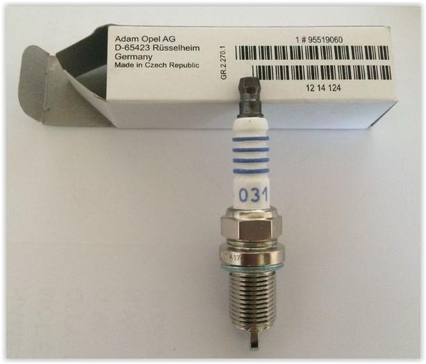 BUJI TEK TIRNAK W7DC UZUN PASO R9-R11 M131 DKŞ ASTRA F 92>98 VECTRA A 89>95 CORSA B 93>02 - GM - OEM 95519060