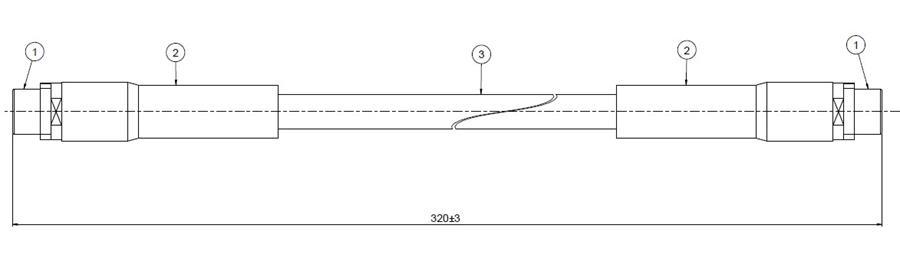 ÖN FREN HORTUMU A4 94-01 - CAVO - OEM 3U0611707