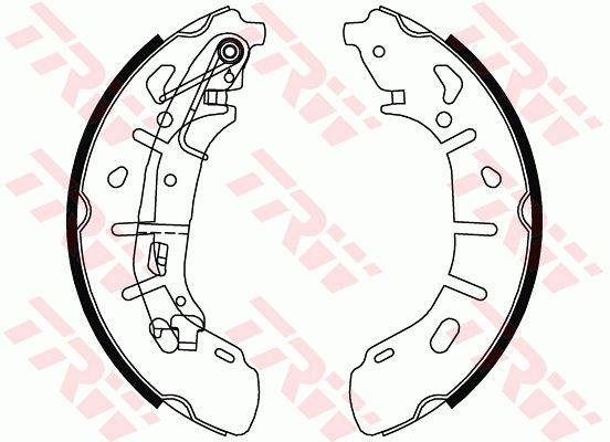 ARKA FREN BALATASI PABUCLU DOBLO 1.4-1.3D-1.6D-2.0D 10=> - TRW - OEM 77365346