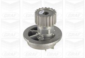 DEVİRDAİM SU POMPASI CHEVROLET AVEO KALOS 1.4L F14D T200 T250 T255 06-> / LACETTI 1.4L 1.6L KLAN 05-> / DAEWOO NUBIRA 1.6L A16DM 16v (KLAJ) 97-02 - GRAF - OEM 96182871