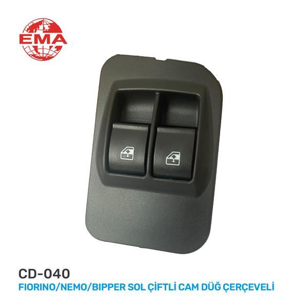 CAM AÇMA DÜĞMESİ (ANAHTARI) SOL PEUGEOT BİPPER CITROEN NEMO FIAT FIORINO 08> (ÇİFTLİ-ÇERÇEVELİ) - EMA - OEM 6490.G8