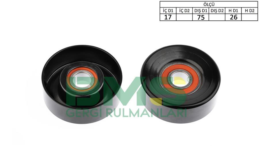 V KAYIS GERGI RULMANI (KÜTÜKSÜZ) P207-P308-P3008-P508-P5008-PARTNER-BERLINGO-C3-C4-C5-DS3-DS4-DS5 1.6 THP VTI BMW F20 F30 MINI R55 R56 R57 R60 - BMS - OEM 1204.55